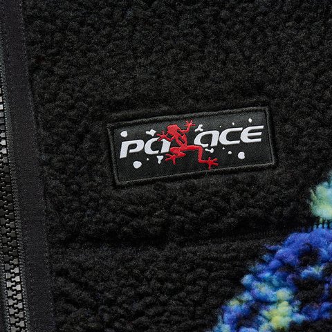 Palace FROGGER REVERSIBLE FLEECE BLACK - Colorway