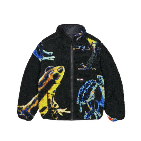 Palace FROGGER REVERSIBLE FLEECE BLACK - Colorway
