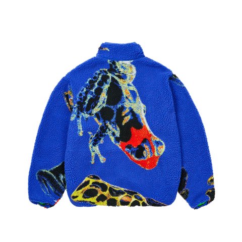 Palace FROGGER REVERSIBLE FLEECE BLUE - Colorway