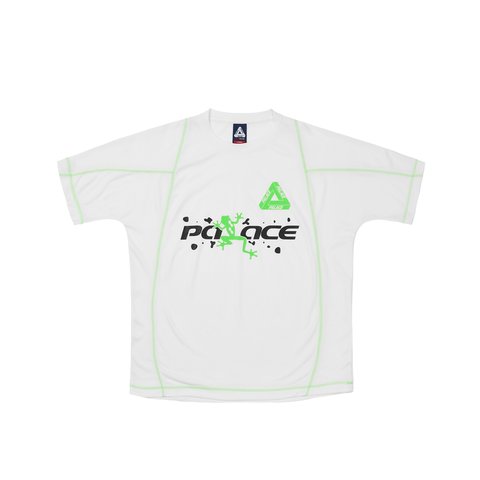 Palace FROGGER TECH JERSEY WHITE - Colorway