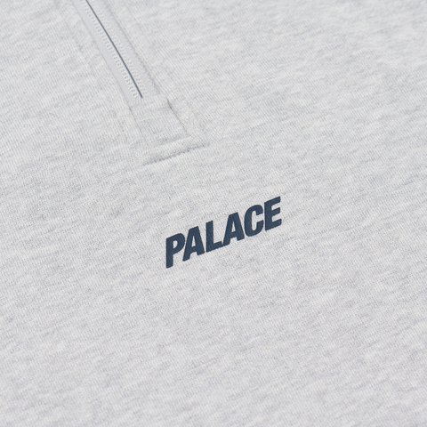 Palace INSERTO 1/4 ZIP GREY MARL - Colorway