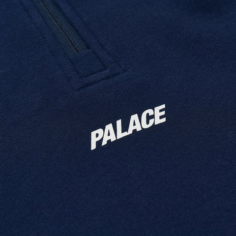 Palace INSERTO 1/4 ZIP NAVY - Colorway