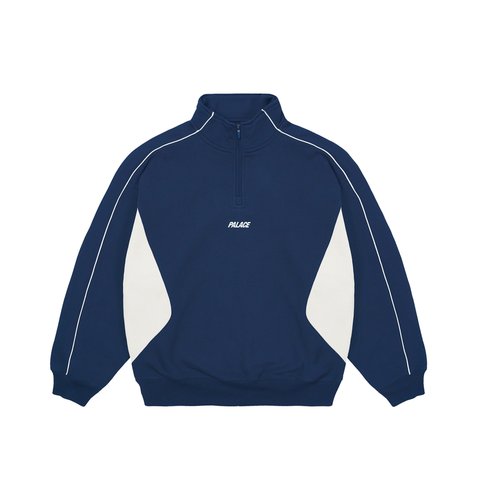 Palace INSERTO 1/4 ZIP NAVY - Colorway