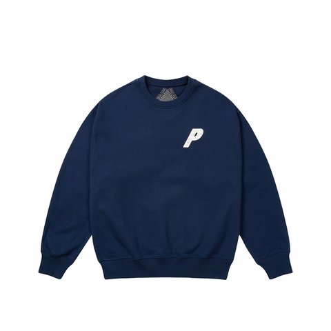 Palace P3 CHAIN PUFF CREW NAVY - Colorway