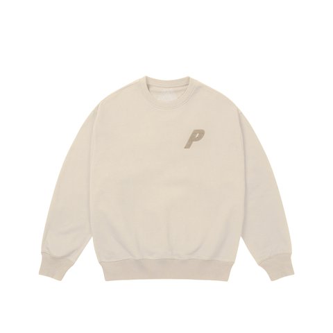 Palace P3 CHAIN PUFF CREW STONEY GREY - Colorway