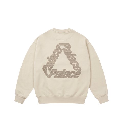 Palace P3 CHAIN PUFF CREW STONEY GREY - Colorway