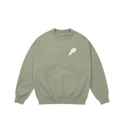 Palace P3 CHAIN PUFF CREW THE DEEP GREEN - Colorway