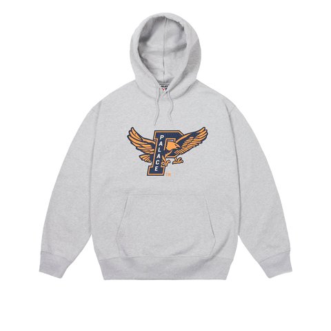 Palace PALACE EAGLES HOOD GREY MARL - Colorway