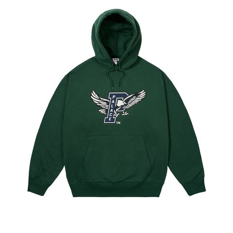 Palace PALACE EAGLES HOOD RACEY GREEN - Colorway