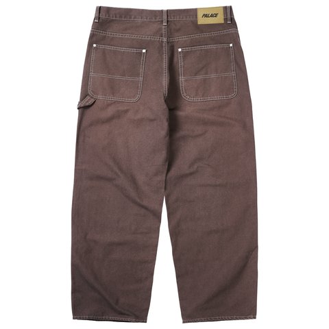 Palace 10 OZ DOUBLE KNEE PANT BROWN - Colorway