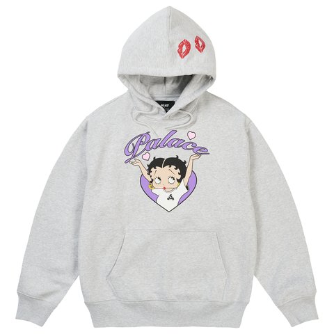 Palace BETTY BOOP HOOD GREY MARL