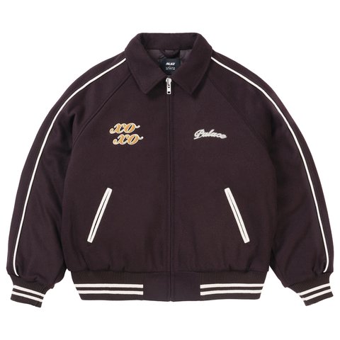 Palace BETTY BOOP VARSITY JACKET BROWN