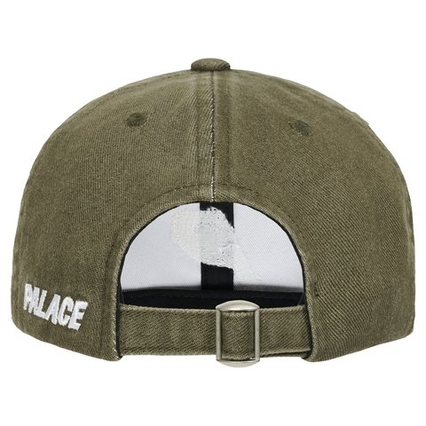 Palace BLEACHED DENIM P 6-PANEL ARMY OLIVE - Colorway