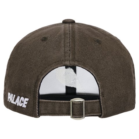 Palace BLEACHED DENIM P 6-PANEL BROWN - Colorway