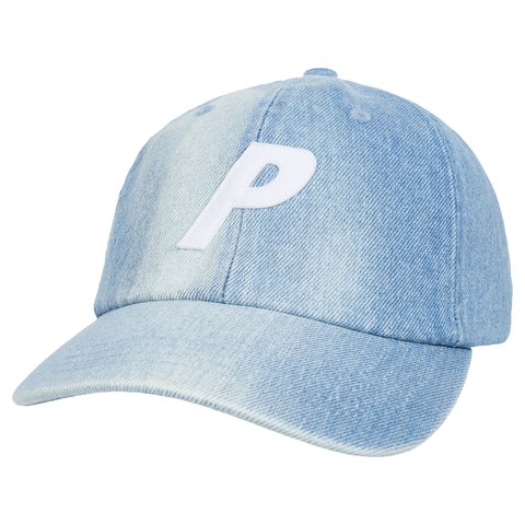 Palace BLEACHED DENIM P 6-PANEL STONEWASH