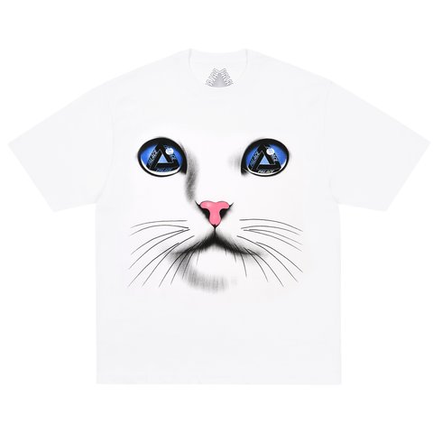 Palace CAT FACE T-SHIRT WHITE