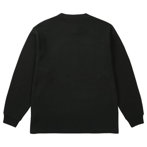 Palace DOVE STAMP WAFFLE LONGSLEEVE BLACK - Colorway