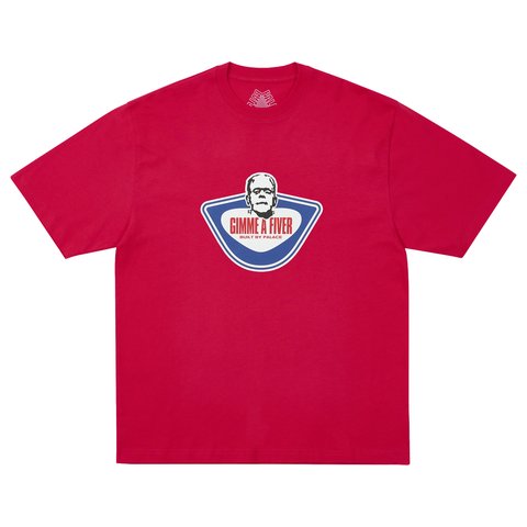 Palace FIVER T-SHIRT RACEY RED