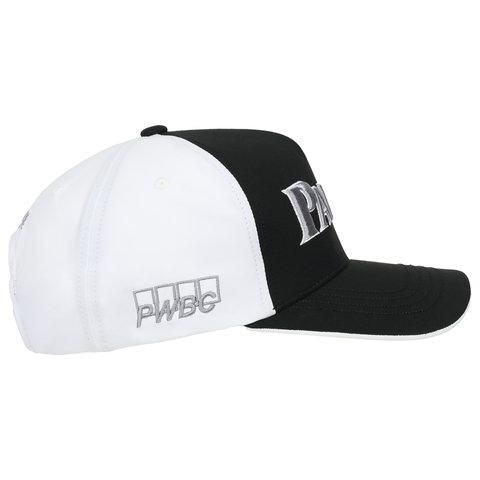 Palace GOLF P-FRAME 5-PANEL SNAPBACK BLACK WHITE - Colorway