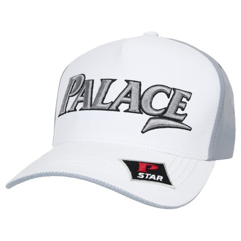 Palace GOLF P-FRAME 5-PANEL SNAPBACK WHITE GREY