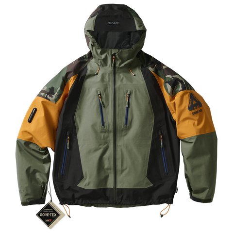 Palace GORE-TEX 3L REMIX JACKET GREEN MIX