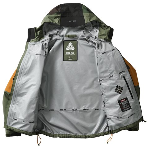 Palace GORE-TEX 3L REMIX JACKET GREEN MIX - Colorway