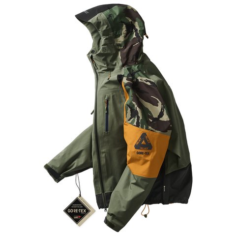 Palace GORE-TEX 3L REMIX JACKET GREEN MIX - Colorway