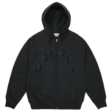 Palace LEGACY ZIP HOOD BLACK