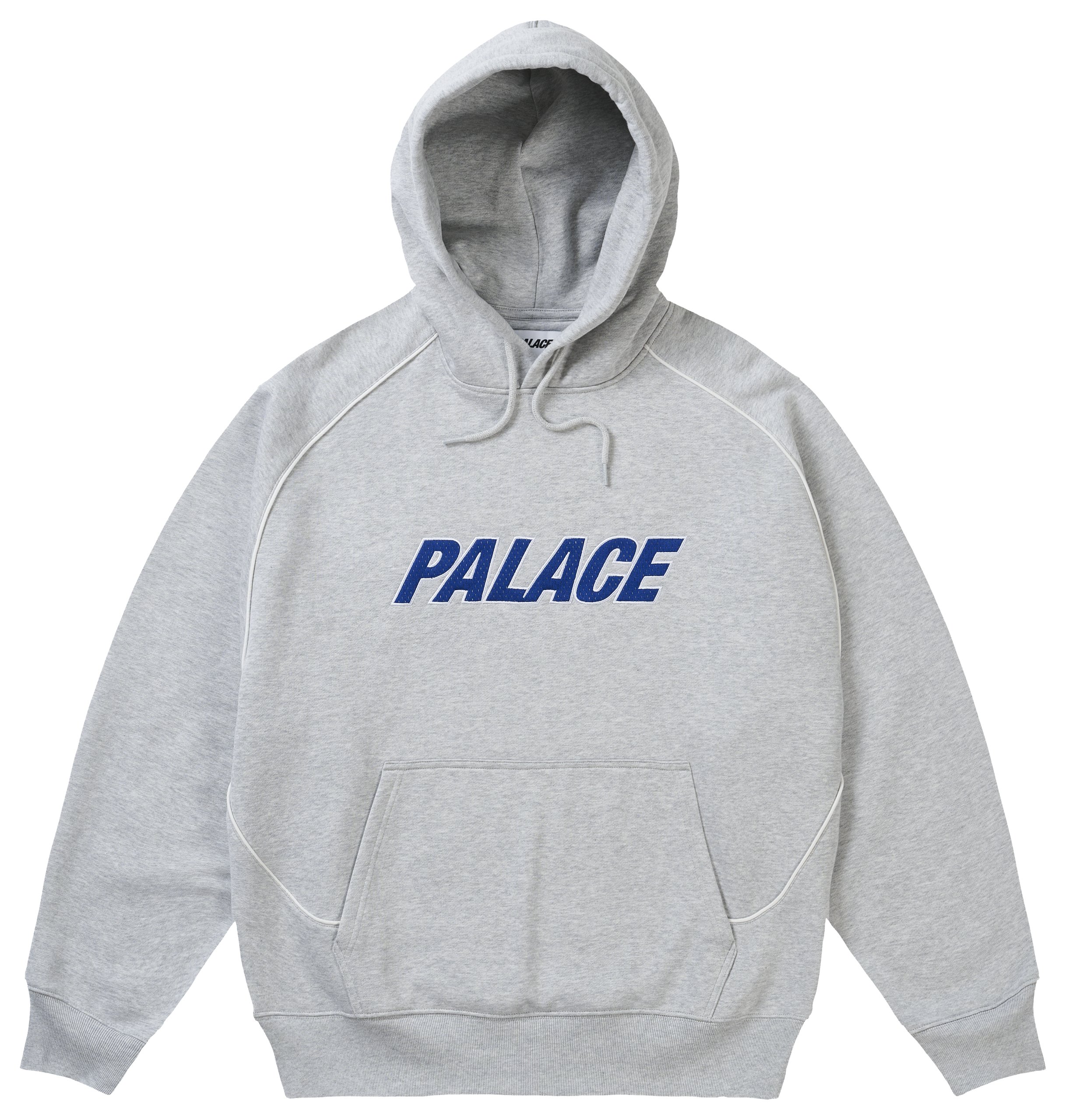 LINE IT UP HOOD GREY MARL