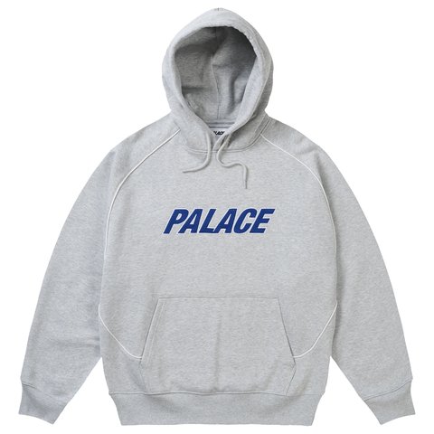 Palace LINE IT UP HOOD GREY MARL - $168.00