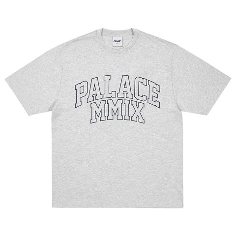 Palace MMIX HEAVY SLUB T-SHIRT GREY MARL