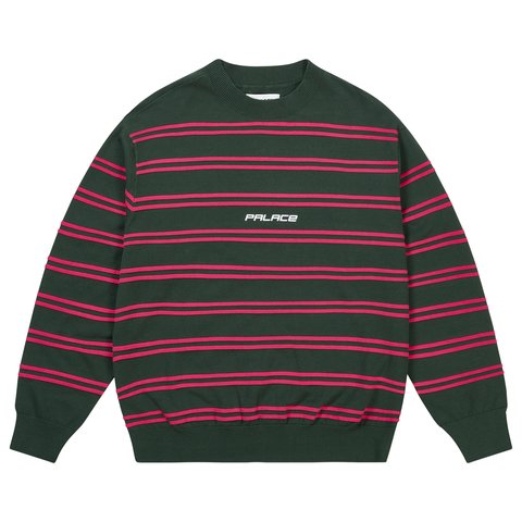 Palace P-STRIPE KNIT GREEN