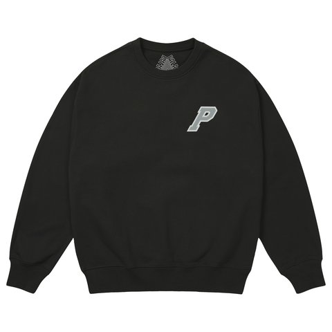 Palace P3 STITCH CREW BLACK