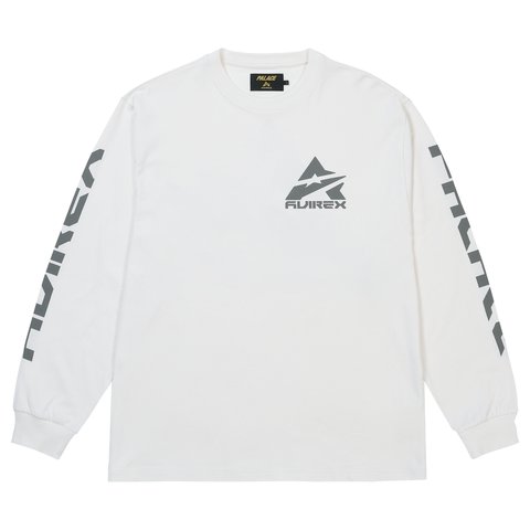 Palace PALACE AVIREX LONGSLEEVE WHITE