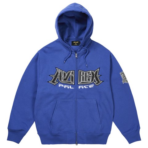 Palace PALACE AVIREX ZIP HOOD BLUE