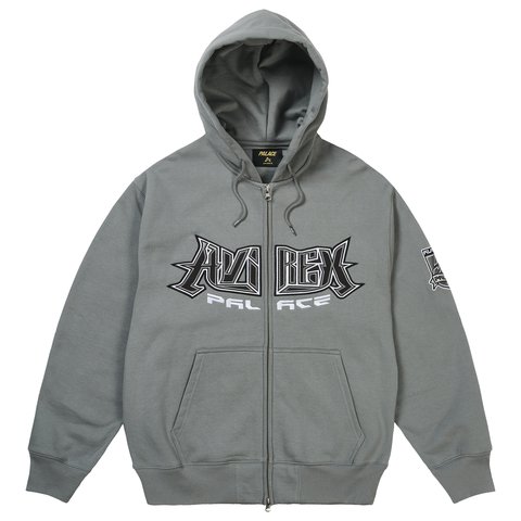 Palace PALACE AVIREX ZIP HOOD CHARCOAL