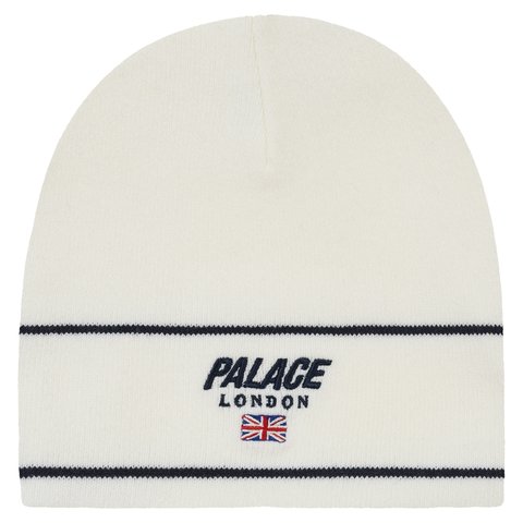 Palace PALACE LONDON NEIN CUFF BEANIE WHITE