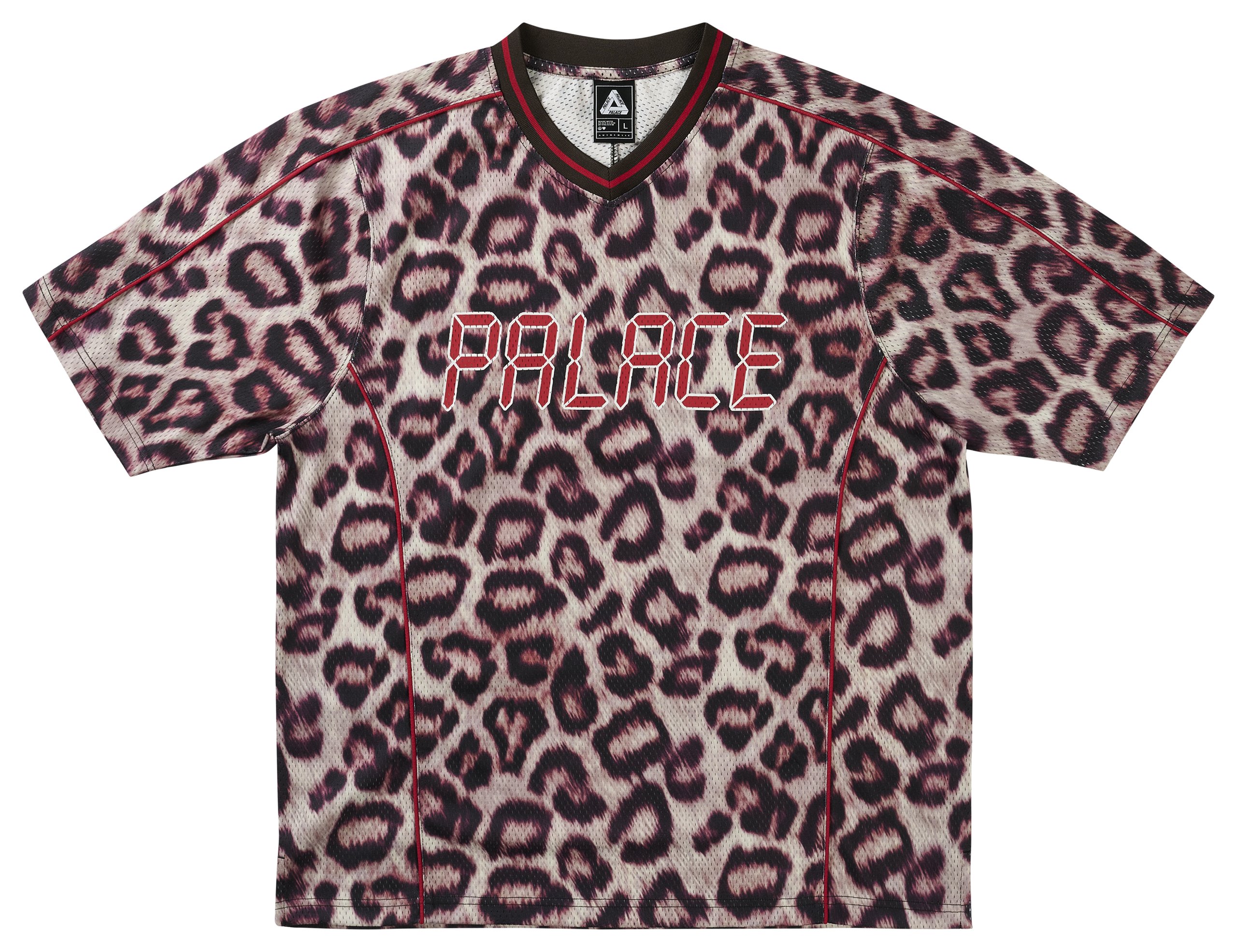PALACE LUV U MESH JERSEY LEOPARD