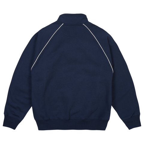 Palace PIPED 1/4 ZIP NAVY - Colorway
