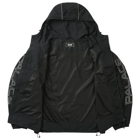 Palace PIPED SHELL JACKET BLACK - Colorway