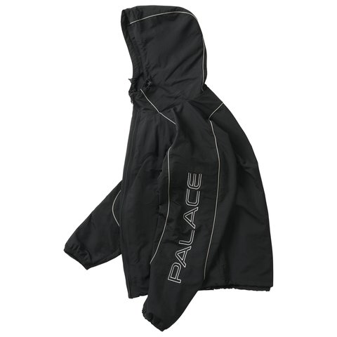 Palace PIPED SHELL JACKET BLACK - Colorway