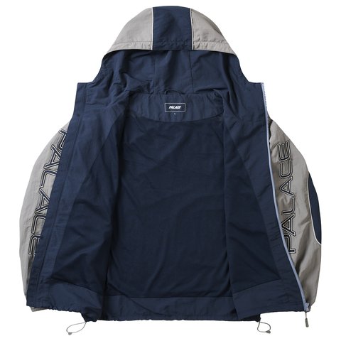 Palace PIPED SHELL JACKET NAVY - Colorway