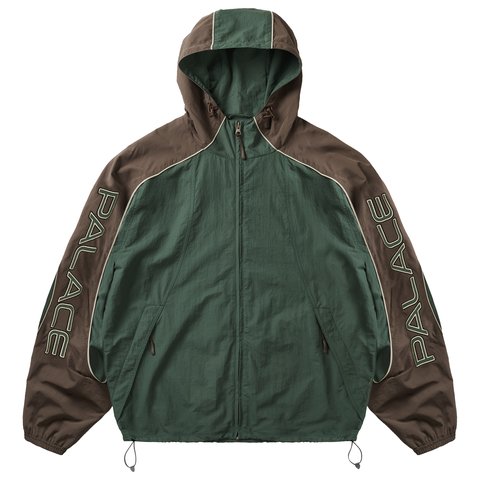 Palace PIPED SHELL JACKET RACEY GREEN