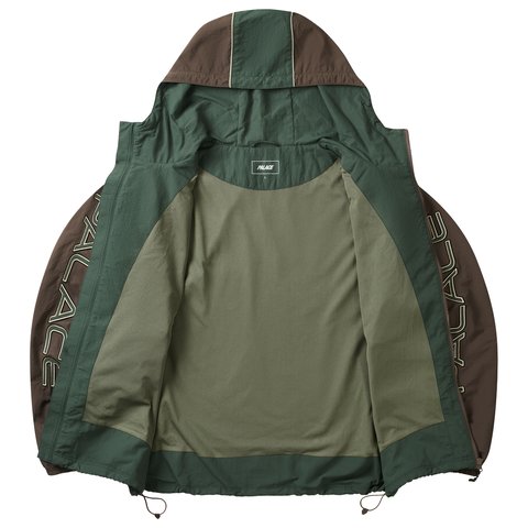 Palace PIPED SHELL JACKET RACEY GREEN - Colorway
