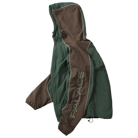 Palace PIPED SHELL JACKET RACEY GREEN - Colorway