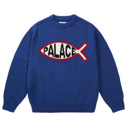 Palace PLAICE KNIT BLUE