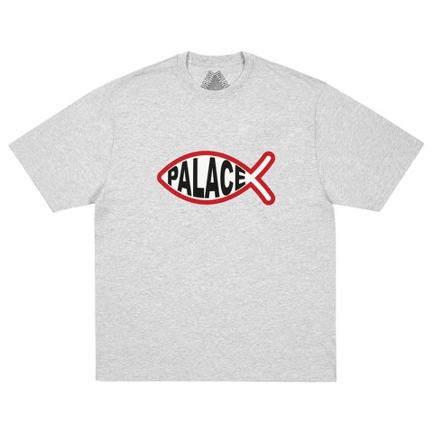 Palace PLAICE T-SHIRT GREY MARL
