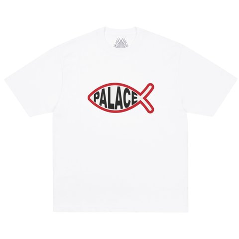 Palace PLAICE T-SHIRT WHITE