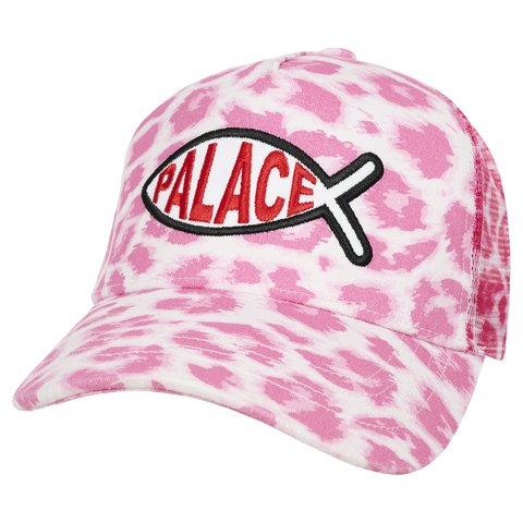 Palace PLAICE TRUCKER PINK LEOPARD