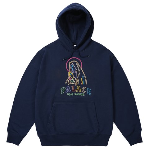 Palace PRAY FOR US HOOD NAVY